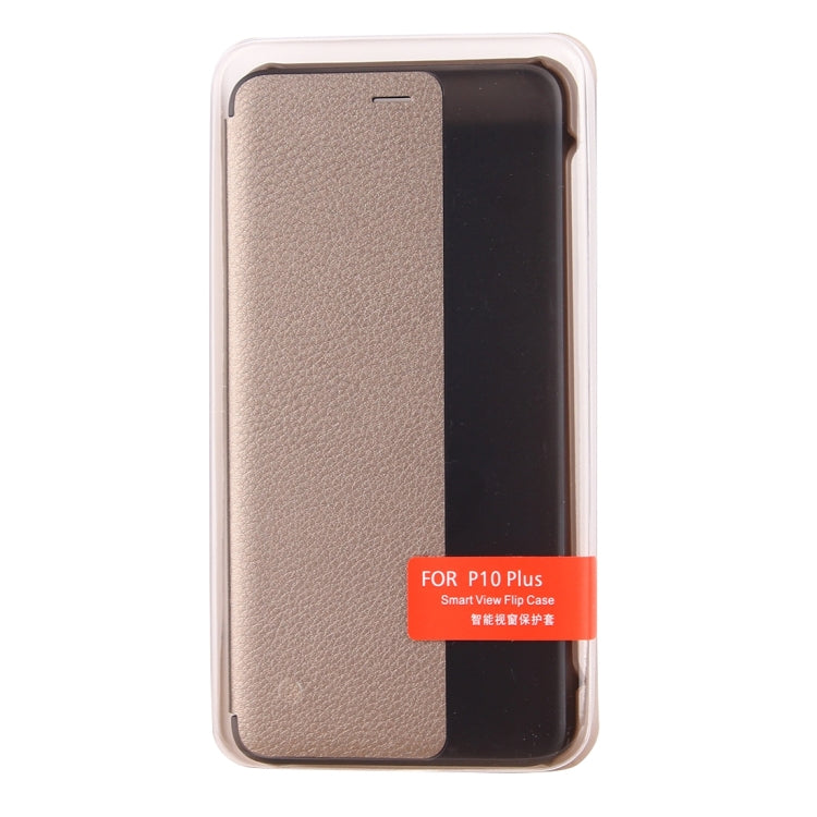 For Huawei P10 Plus Smart Leather Case Cover PU+PC Protective Cases