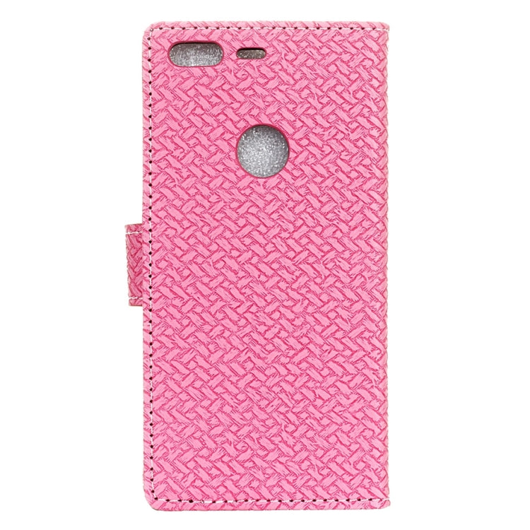 For Google Pixel XL Knit Texture Horizontal Flip Leather Case with Holder & Card Slots & Wallet