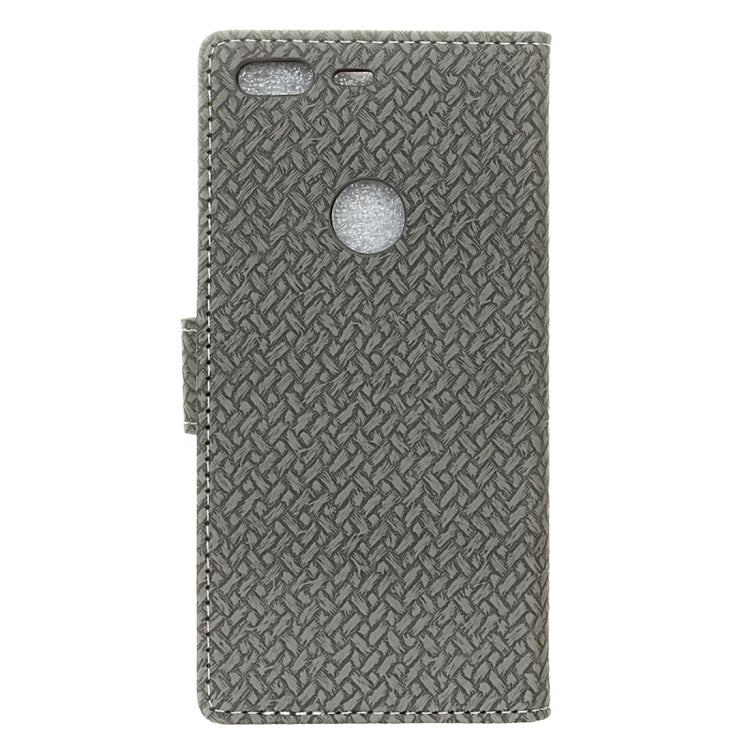 For Google Pixel XL Knit Texture Horizontal Flip Leather Case with Holder & Card Slots & Wallet