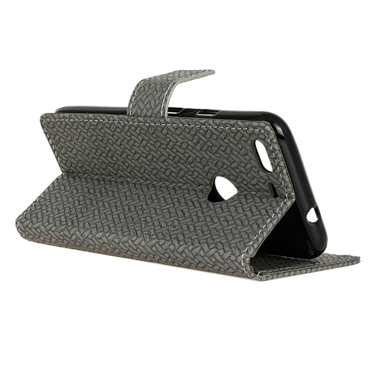 For Google Pixel Knit Texture Horizontal Flip Leather Case with Holder & Card Slots & Wallet