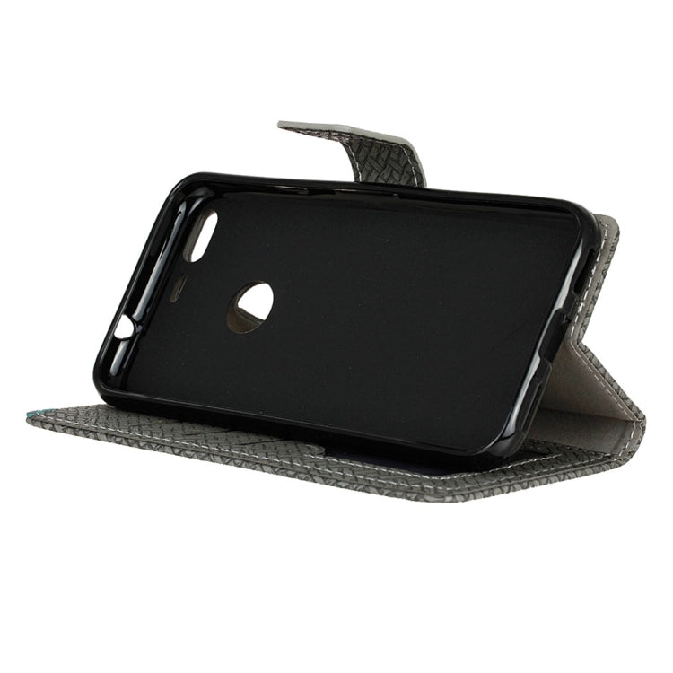 For Google Pixel Knit Texture Horizontal Flip Leather Case with Holder & Card Slots & Wallet
