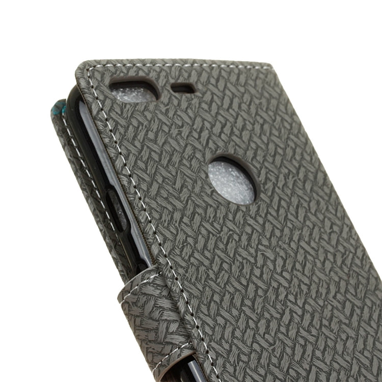 For Google Pixel Knit Texture Horizontal Flip Leather Case with Holder & Card Slots & Wallet