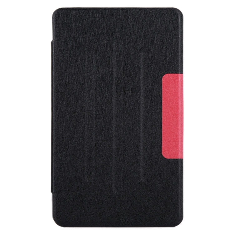 For Huawei MediaPad T3 7 Silk Texture Horizontal Flip Leather Case with Holder
