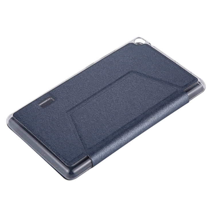 For Huawei MediaPad T3 7 Silk Texture Horizontal Flip Leather Case with Holder