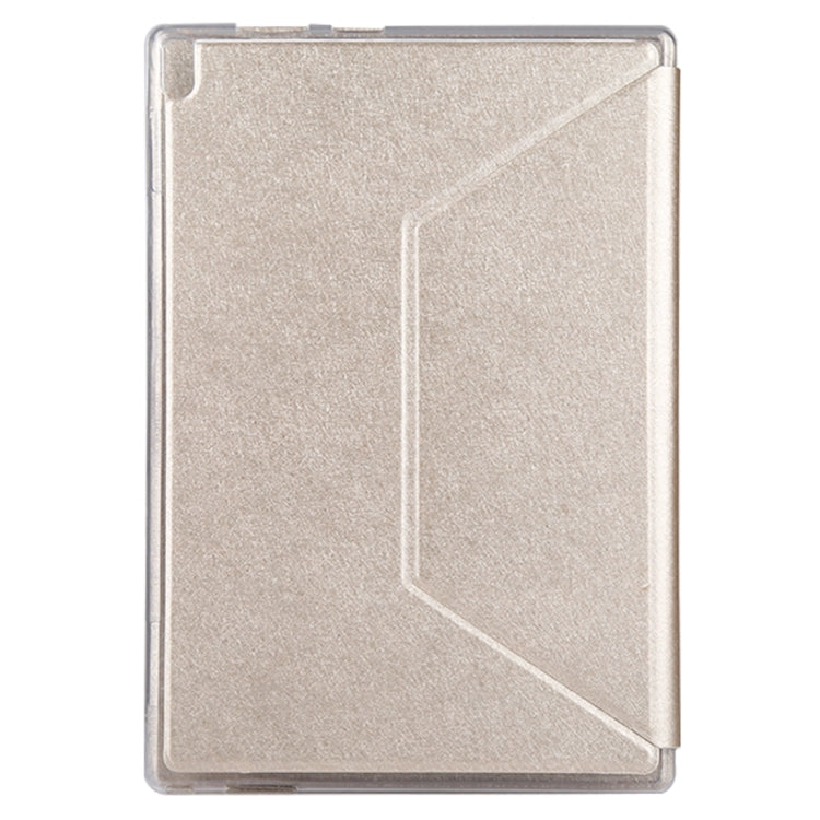 For Lenovo TAB4 Plus TB-X704F 10.1 inch Silk Texture Horizontal Flip Leather Case with Holder