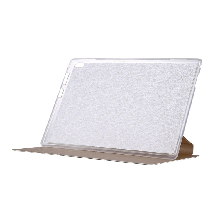 For Lenovo TAB4 Plus TB-X704F 10.1 inch Silk Texture Horizontal Flip Leather Case with Holder