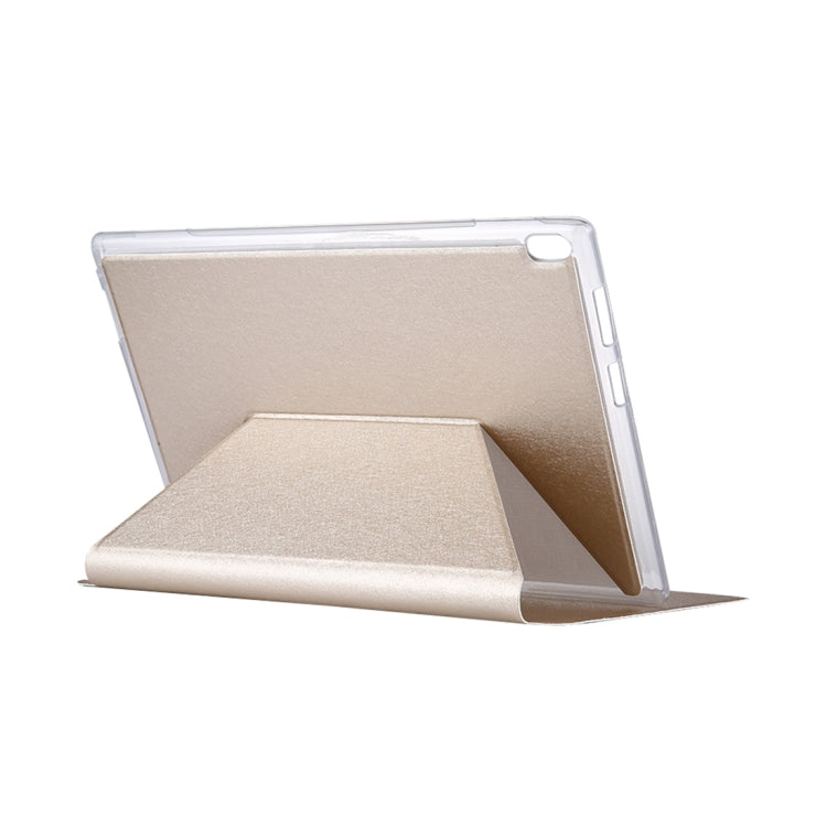 For Lenovo TAB4 Plus TB-X704F 10.1 inch Silk Texture Horizontal Flip Leather Case with Holder