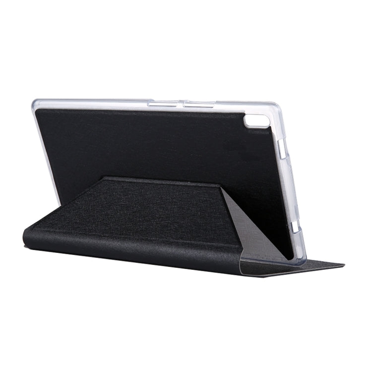 For Lenovo TAB4 Plus TB-8704F 8 inch Silk Texture Horizontal Flip Leather Case with Holder
