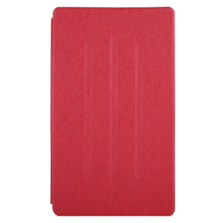 For Lenovo TAB4 Plus TB-8704F 8 inch Silk Texture Horizontal Flip Leather Case with Holder