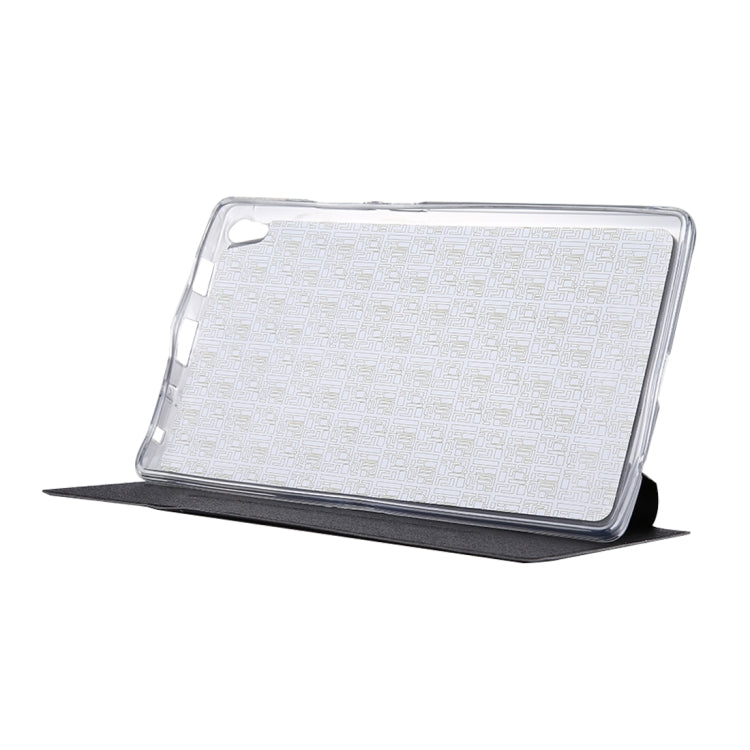 For Lenovo Tab3 8 Plus / TB-8703 Silk Texture Horizontal Flip Leather Case with Holder