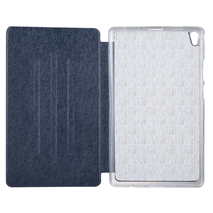 For Lenovo Tab3 8 Plus / TB-8703 Silk Texture Horizontal Flip Leather Case with Holder