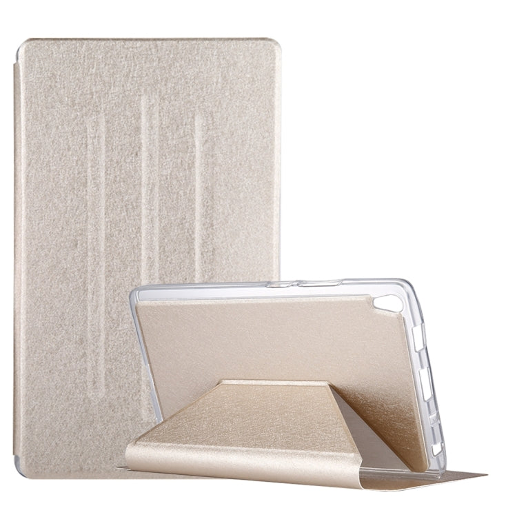 For Lenovo Tab3 8 Plus / TB-8703 Silk Texture Horizontal Flip Leather Case with Holder