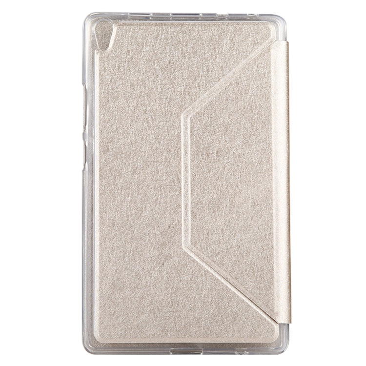 For Lenovo Tab3 8 Plus / TB-8703 Silk Texture Horizontal Flip Leather Case with Holder