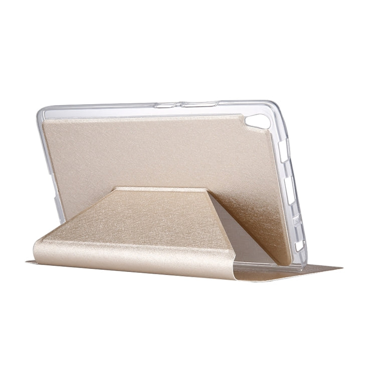 For Lenovo Tab3 8 Plus / TB-8703 Silk Texture Horizontal Flip Leather Case with Holder