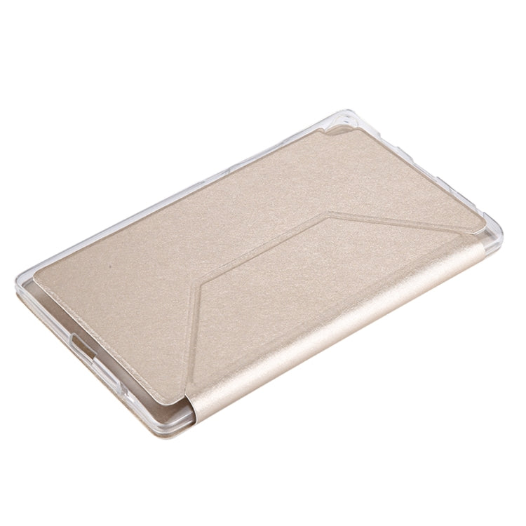 For Lenovo Tab3 8 Plus / TB-8703 Silk Texture Horizontal Flip Leather Case with Holder