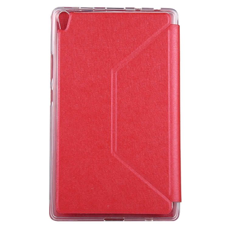 For Lenovo Tab3 8 Plus / TB-8703 Silk Texture Horizontal Flip Leather Case with Holder