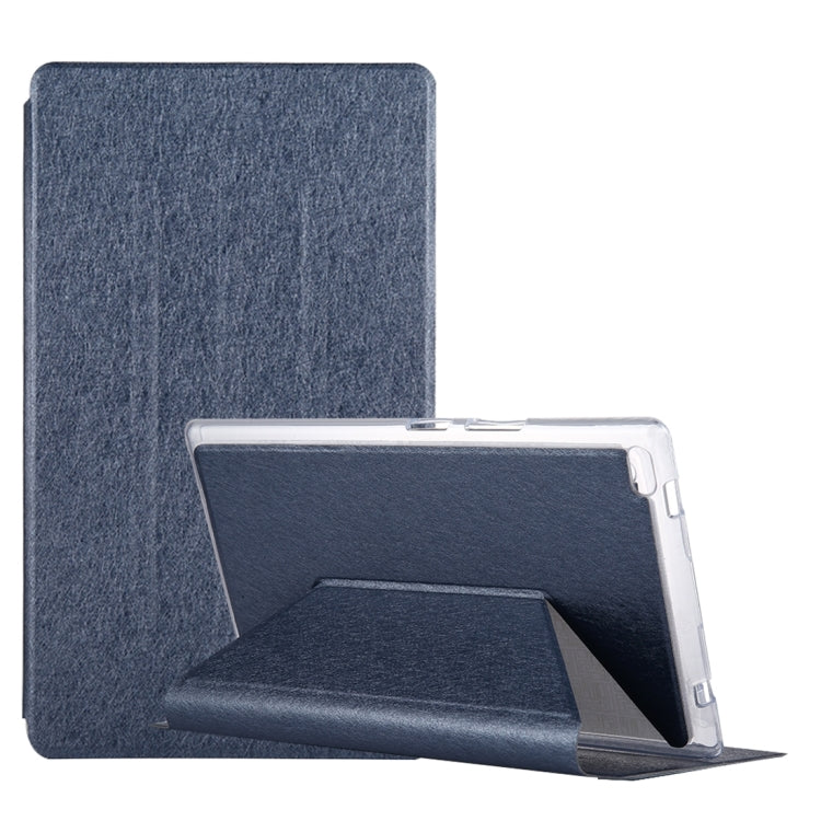 For Lenovo TAB4 TB-8504F 8 inch Silk Texture Horizontal Flip Leather Case with Holder