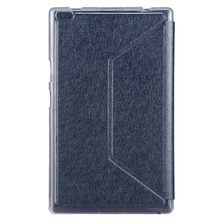 For Lenovo TAB4 TB-8504F 8 inch Silk Texture Horizontal Flip Leather Case with Holder