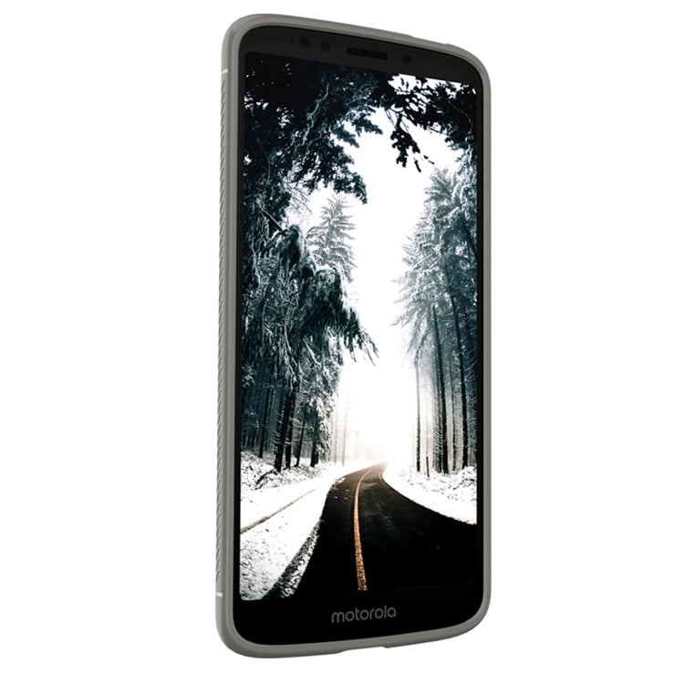 Lenuo Leshen Series for Motorola Moto E5 Plus TPU Litchi Texture Dropproof Protective Back Cover Case