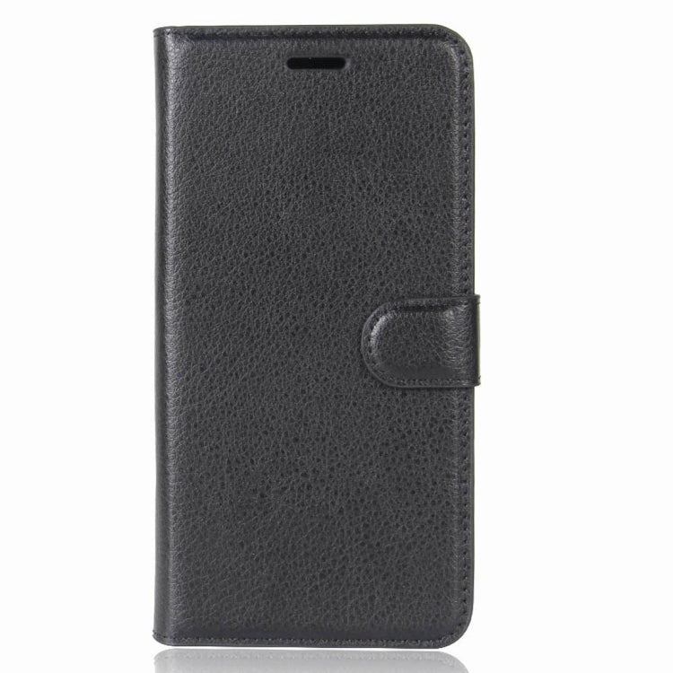 For Motorola Moto E5 Litchi Texture Horizontal Flip Leather Case with Wallet & Holder &