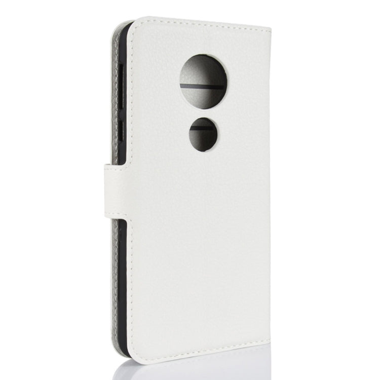 For Motorola Moto E5 Litchi Texture Horizontal Flip Leather Case with Wallet & Holder &