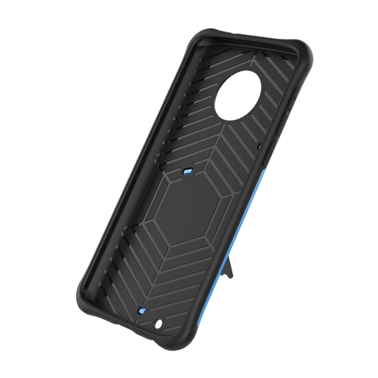 For Motorola Moto G6 PC + TPU Dropproof Sniper Hybrid Protective Back Case with 360 Degree Rotation Holder