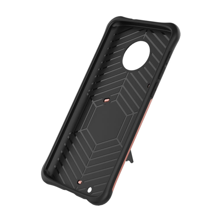 For Motorola Moto G6 PC + TPU Dropproof Sniper Hybrid Protective Back Case with 360 Degree Rotation Holder