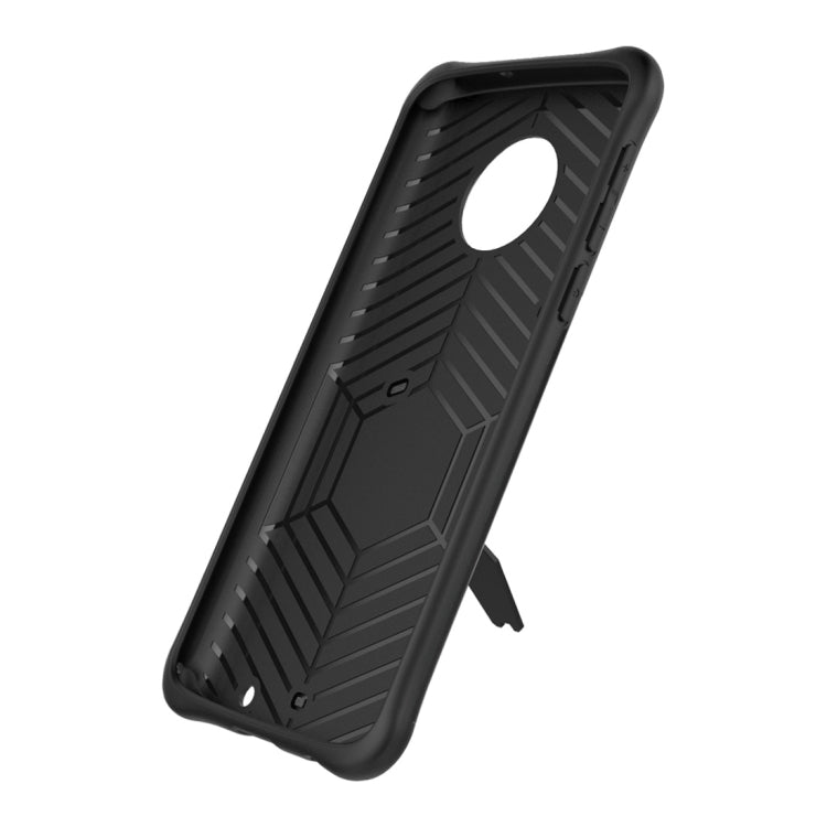 For Motorola Moto G6 Plus PC + TPU Dropproof Sniper Hybrid Protective Back Case with 360 Degree Rotation Holder