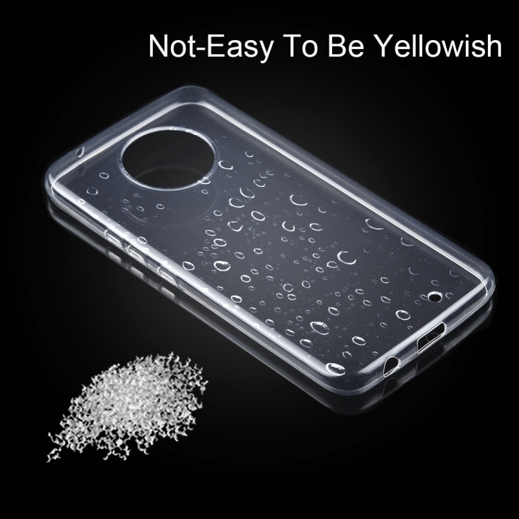 50 PCS 0.75mm Transparent TPU Case for Motorola Moto X4