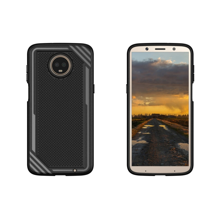 Lattice Texture TPU Shockproof Case for Motorola Moto Z3 Play