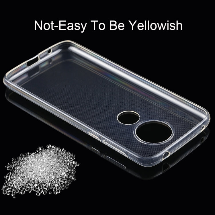 50PCS 0.75mm Transparent TPU Case for Motorola Moto E5 Play