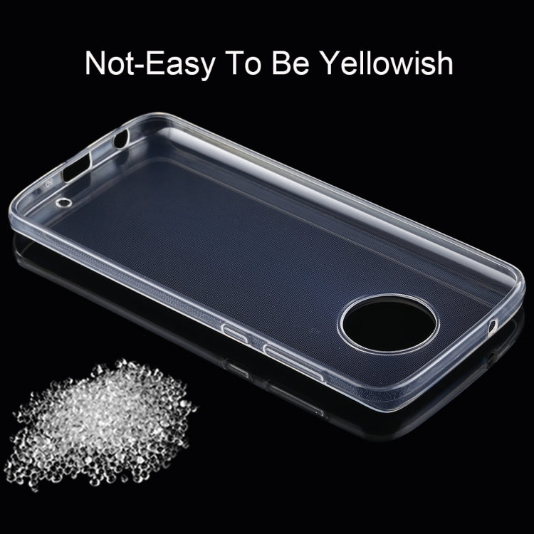 50PCS 0.75mm Transparent TPU Case for Motorola Moto G6