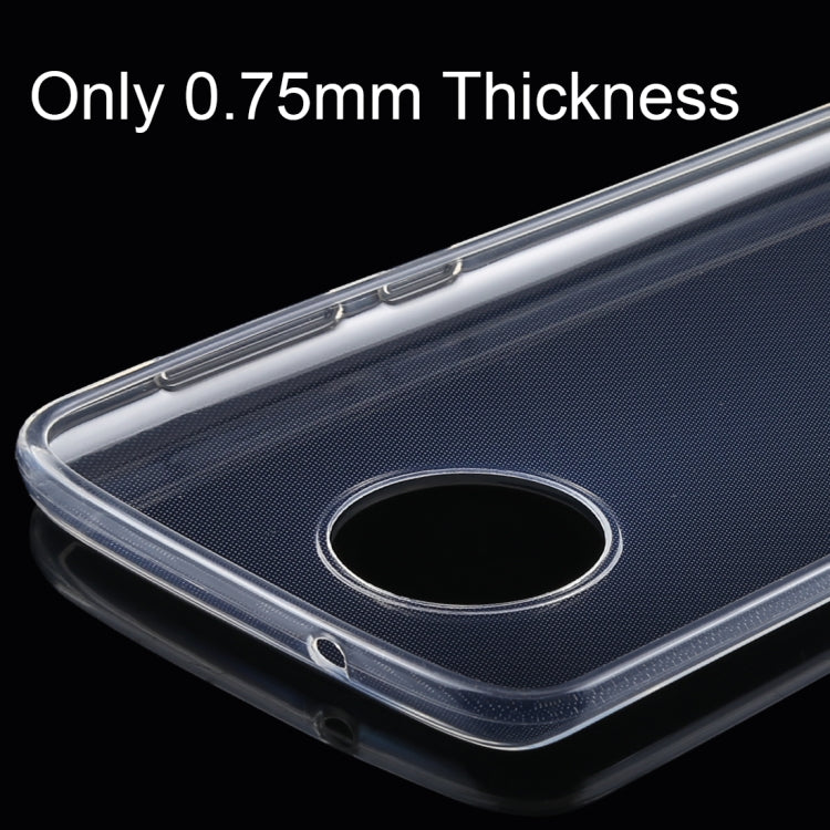 0.75mm Transparent TPU Case for Motorola Moto G6