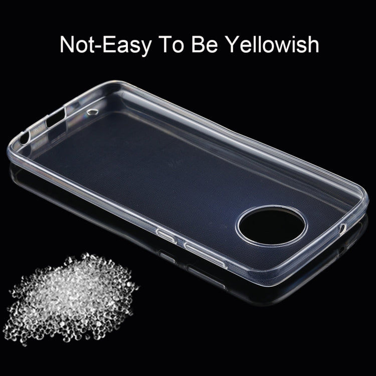 0.75mm Transparent TPU Case for Motorola Moto G6 Plus