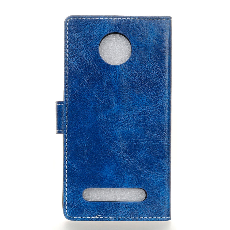 Retro Crazy Horse Texture Horizontal Flip Leather Case for Motorola Moto Z3, with Holder & Card Slots & Wallet & Photo Frame