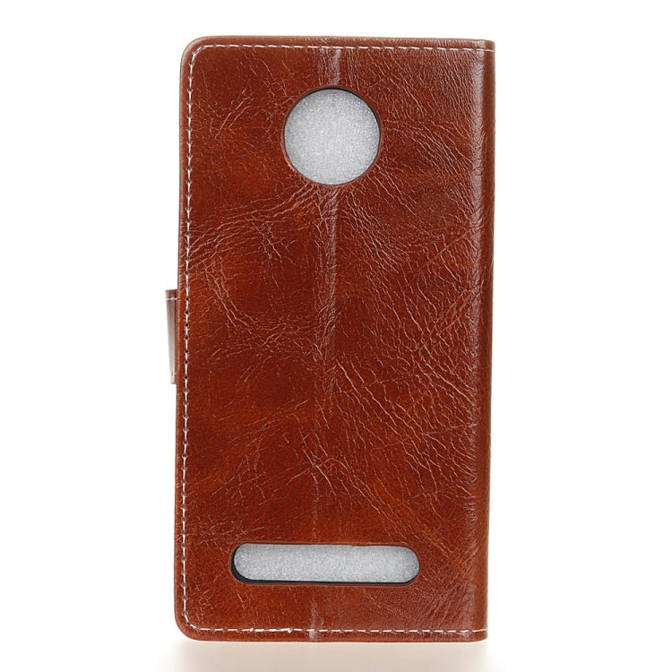 Retro Crazy Horse Texture Horizontal Flip Leather Case for Motorola Moto Z3, with Holder & Card Slots & Wallet & Photo Frame