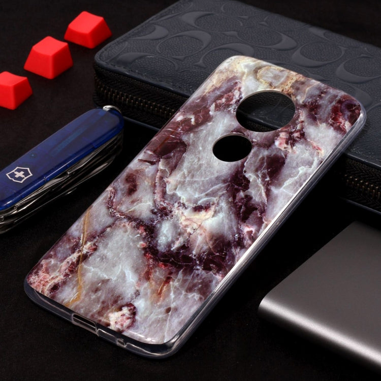 Marble Pattern Soft TPU Case For Motorola Moto E5