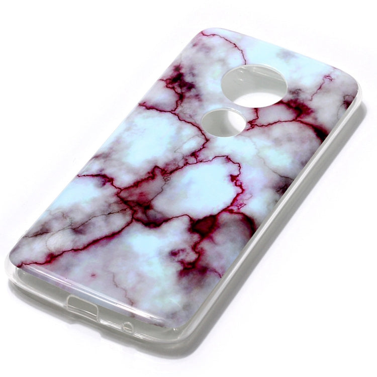 Marble Pattern Soft TPU Case For Motorola Moto E5