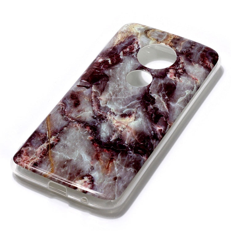 Marble Pattern Soft TPU Case For Motorola Moto E5 Plus