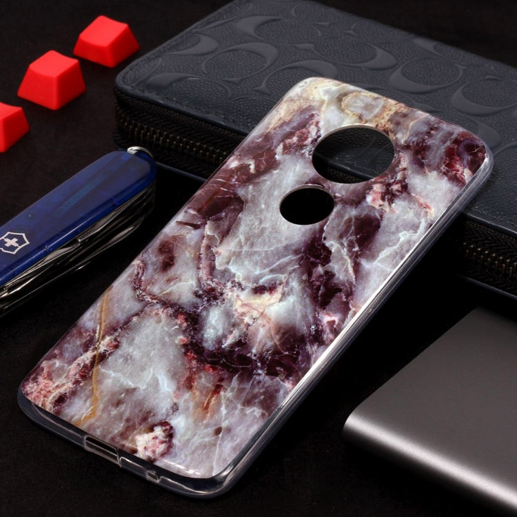 Marble Pattern Soft TPU Case For Motorola Moto E5 Plus