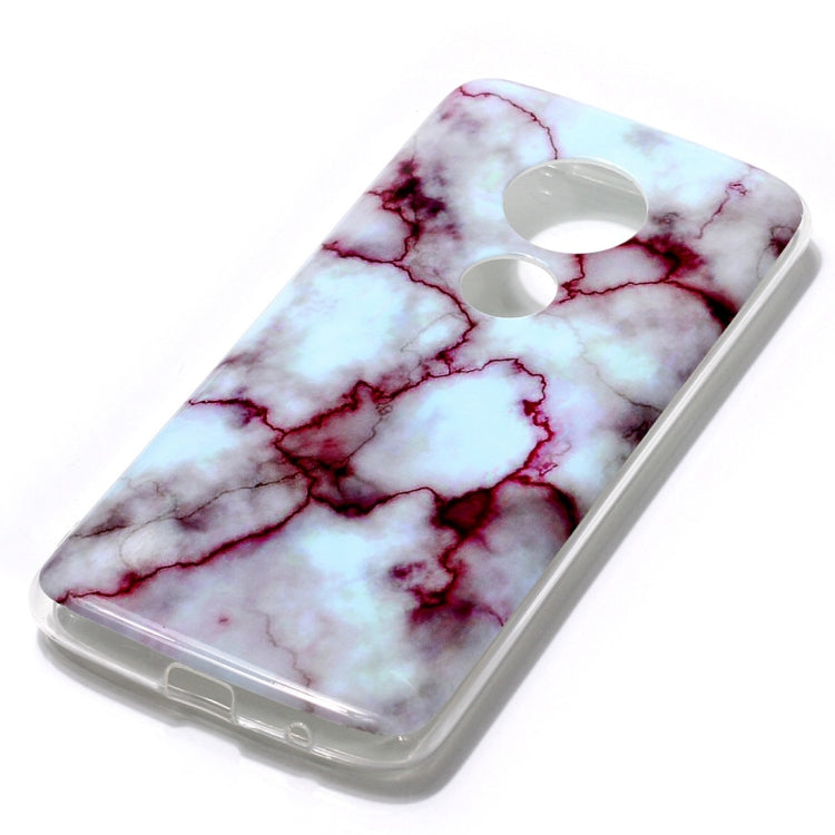 Marble Pattern Soft TPU Case For Motorola Moto E5 Plus