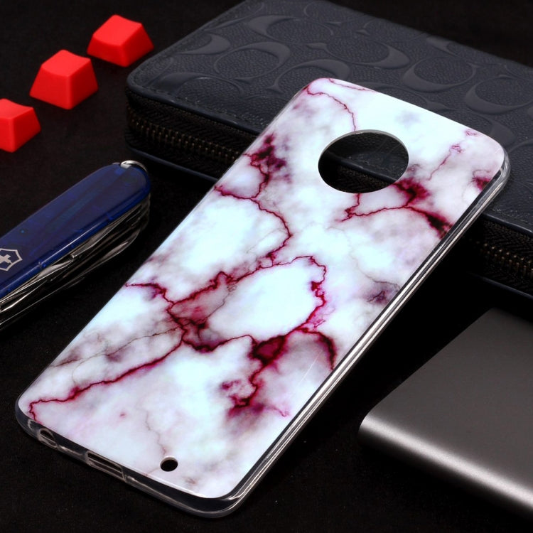 Marble Pattern Soft TPU Case For Motorola Moto G6 Plus (2018)