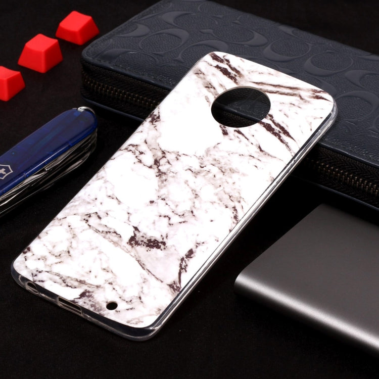 Marble Pattern Soft TPU Case For Motorola Moto G6 Plus (2018)