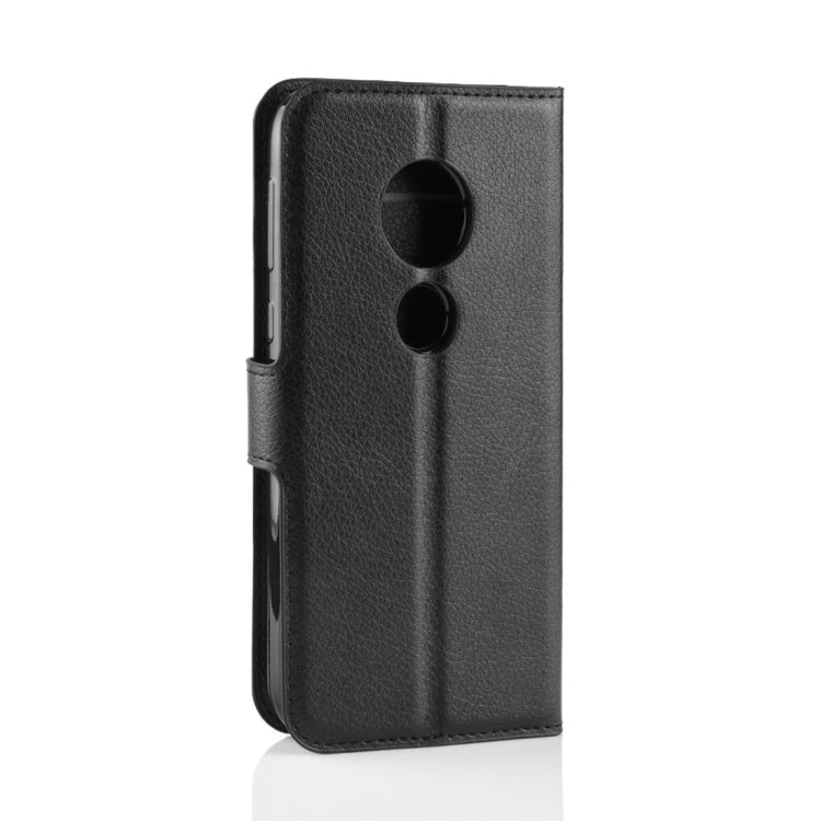 Litchi Texture Horizontal Flip Leather Case for Motorola Moto E5 Play Go, with Wallet & Holder & Card Slots