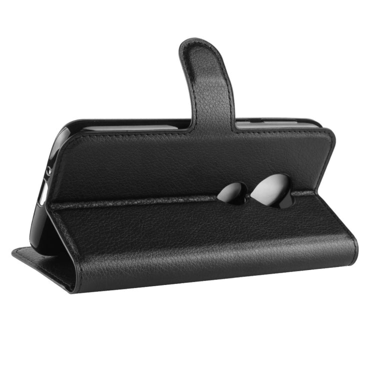 Litchi Texture Horizontal Flip Leather Case for Motorola Moto E5 Play Go, with Wallet & Holder & Card Slots