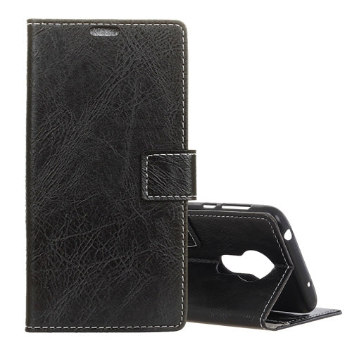 Retro Crazy Horse Texture Horizontal Flip Leather Case for Motorola Moto G7 Power, with Holder & Card Slots & Wallet & Photo Frame