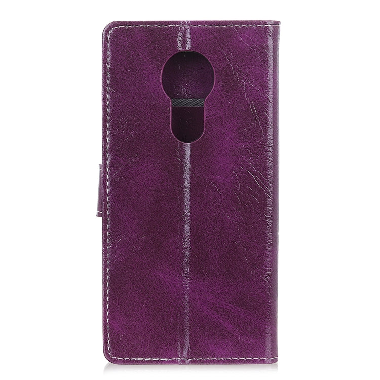 Retro Crazy Horse Texture Horizontal Flip Leather Case for Motorola Moto G7 Power, with Holder & Card Slots & Wallet & Photo Frame
