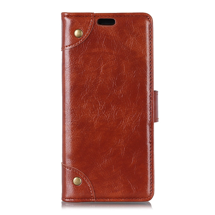 Copper Buckle Nappa Texture Horizontal Flip Leather Case for Motorola Moto G7 Power, with Holder & Card Slots & Wallet