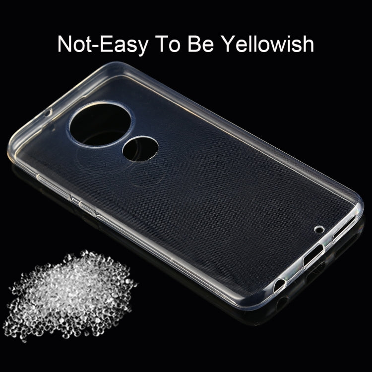 0.75mm Ultrathin Transparent TPU Soft Protective Case for Motorola Moto G7