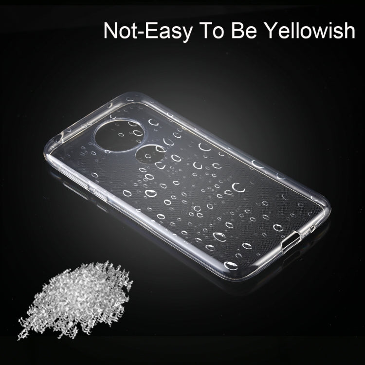 0.75mm Ultrathin Transparent TPU Soft Protective Case for MOTO G7 Play